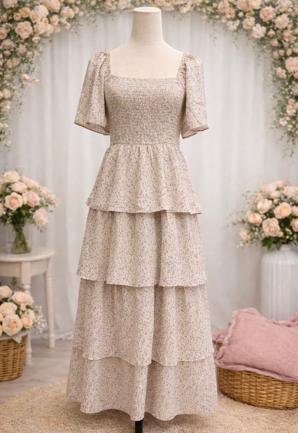 Ruffle Maxi Dress