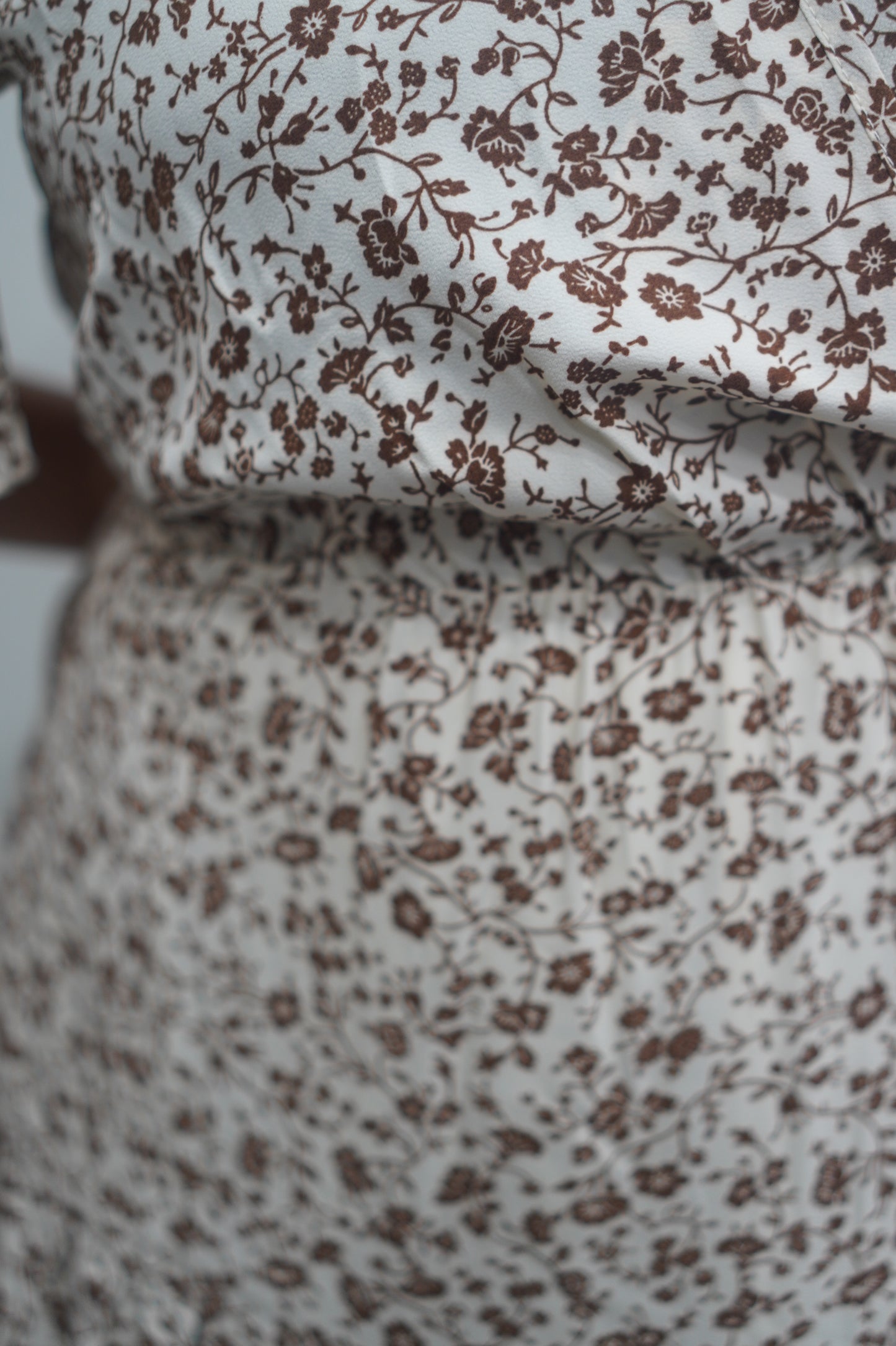 Fall floral dress