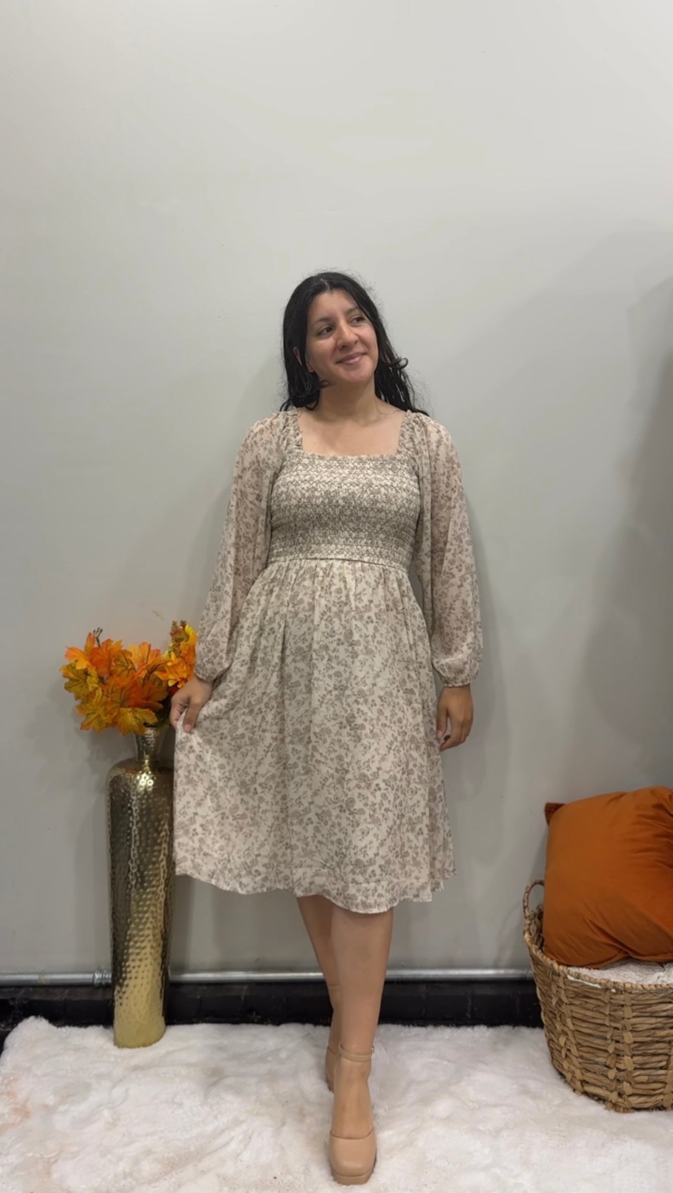 Autumn Blossom Dress