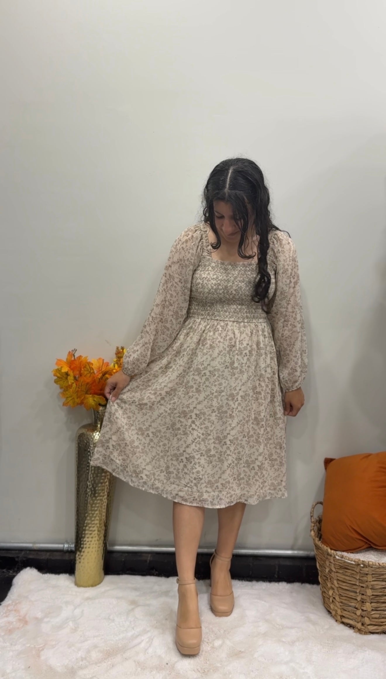 Autumn Blossom Dress