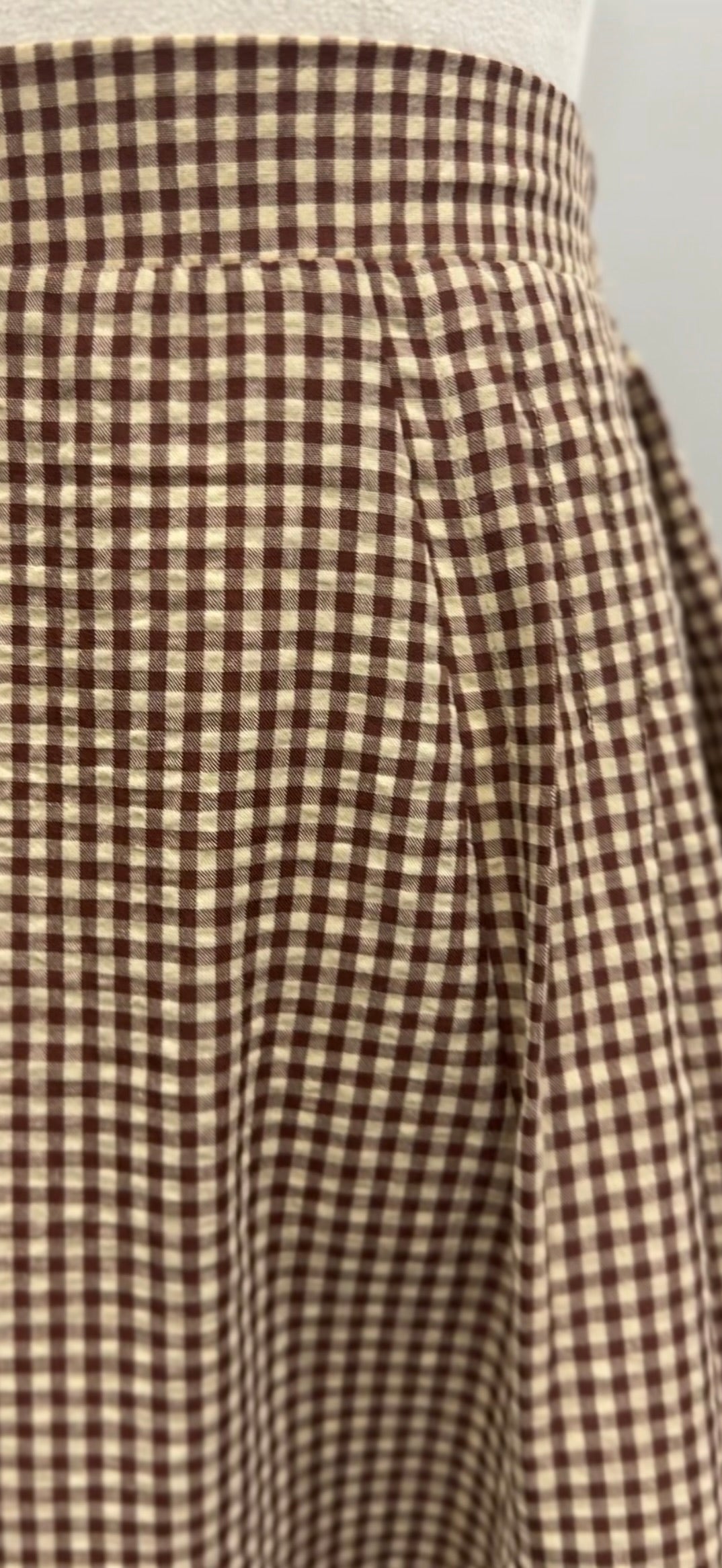 Whisper Gingham Skirt