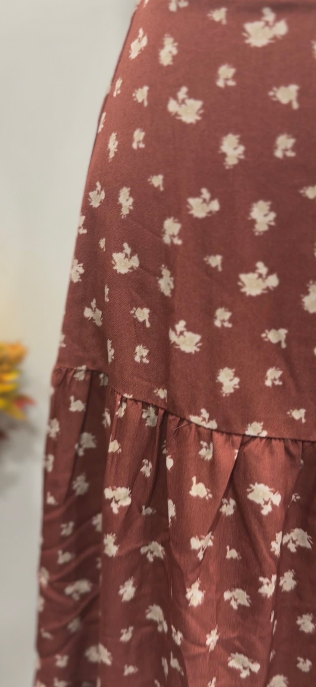 Fall Floral Bubble Skirt