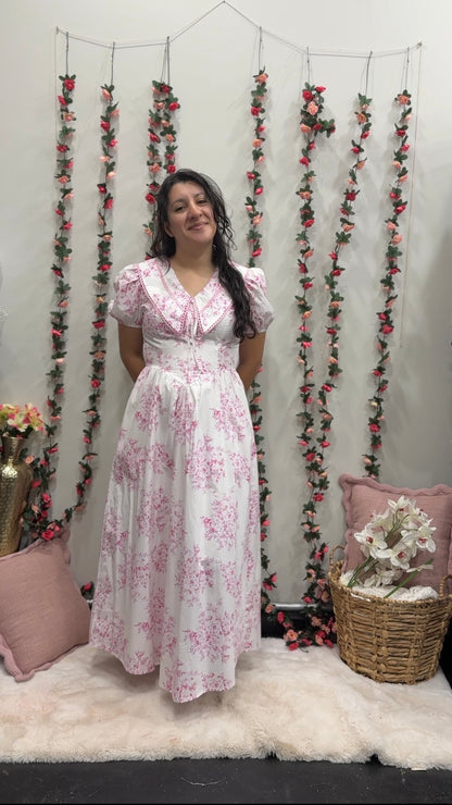 Pink Floral Dress