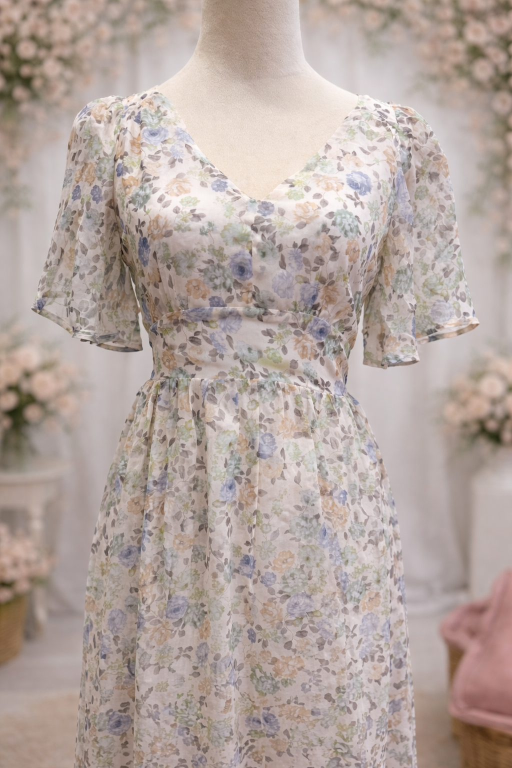 Floral Flutter Dress