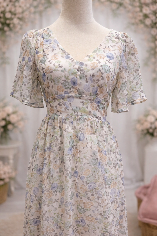 Floral Flutter Dress