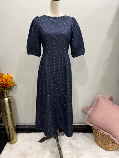 Classic Dot Midi Dress