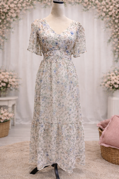 Floral Flutter Dress