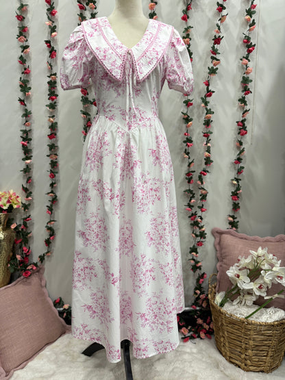 Pink Floral Dress
