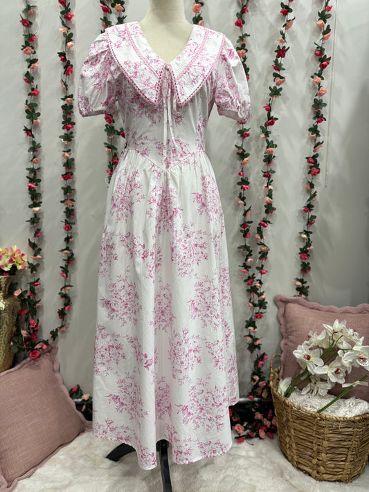 Pink Floral Dress