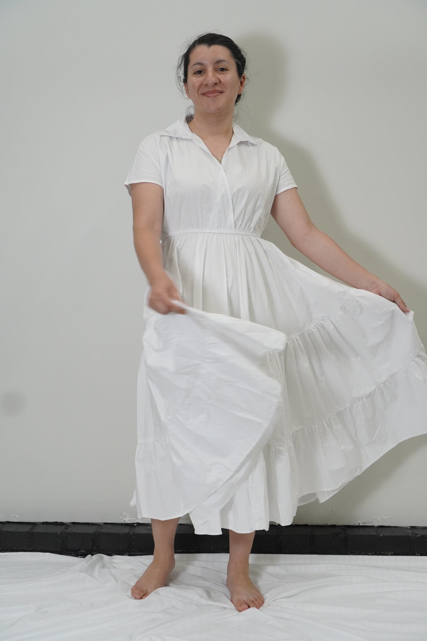 Debora Dress in White