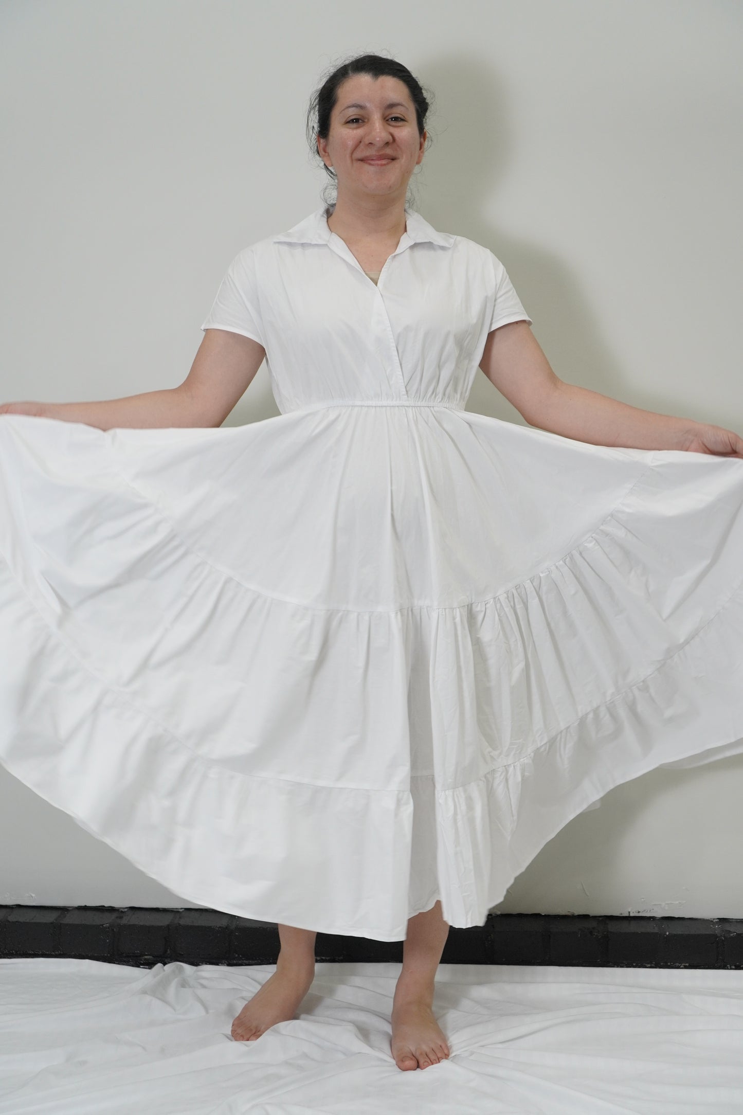 Debora Dress in White