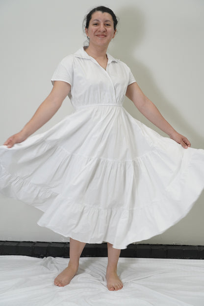 Debora Dress in White