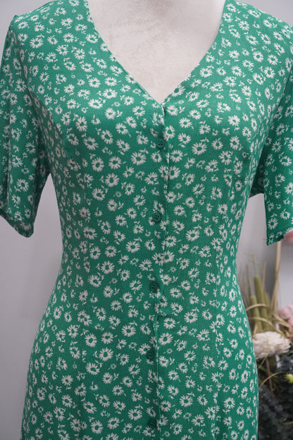 Lime Flower Dress