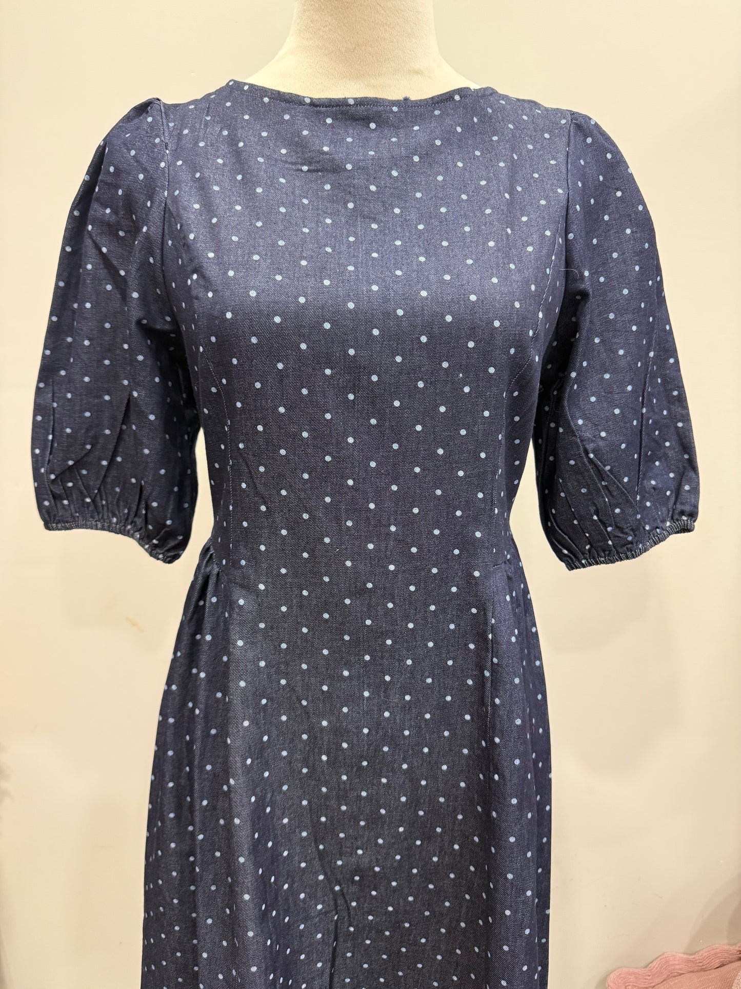 Classic Dot Midi Dress