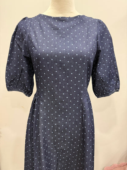 Classic Dot Midi Dress