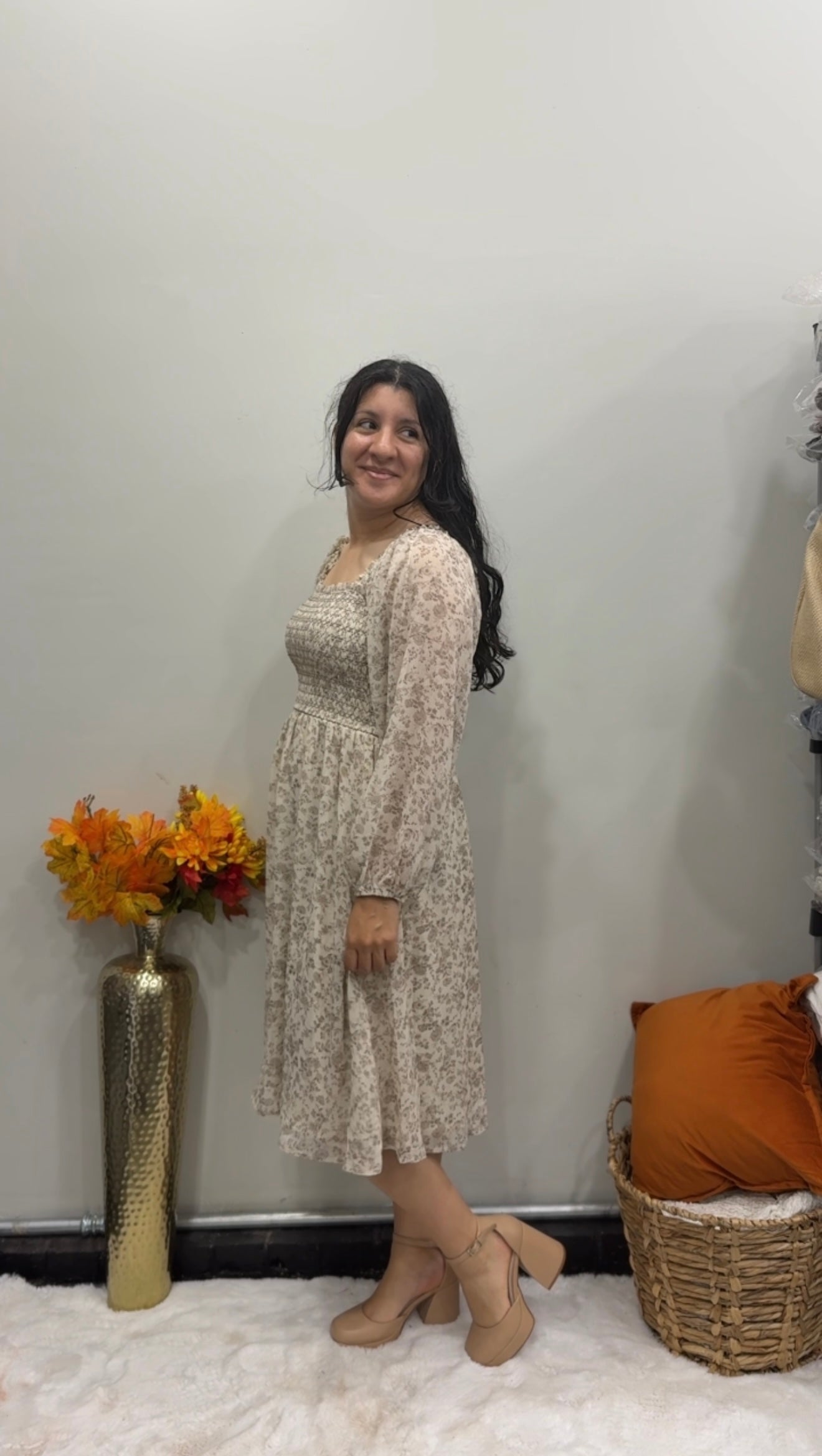 Autumn Blossom Dress