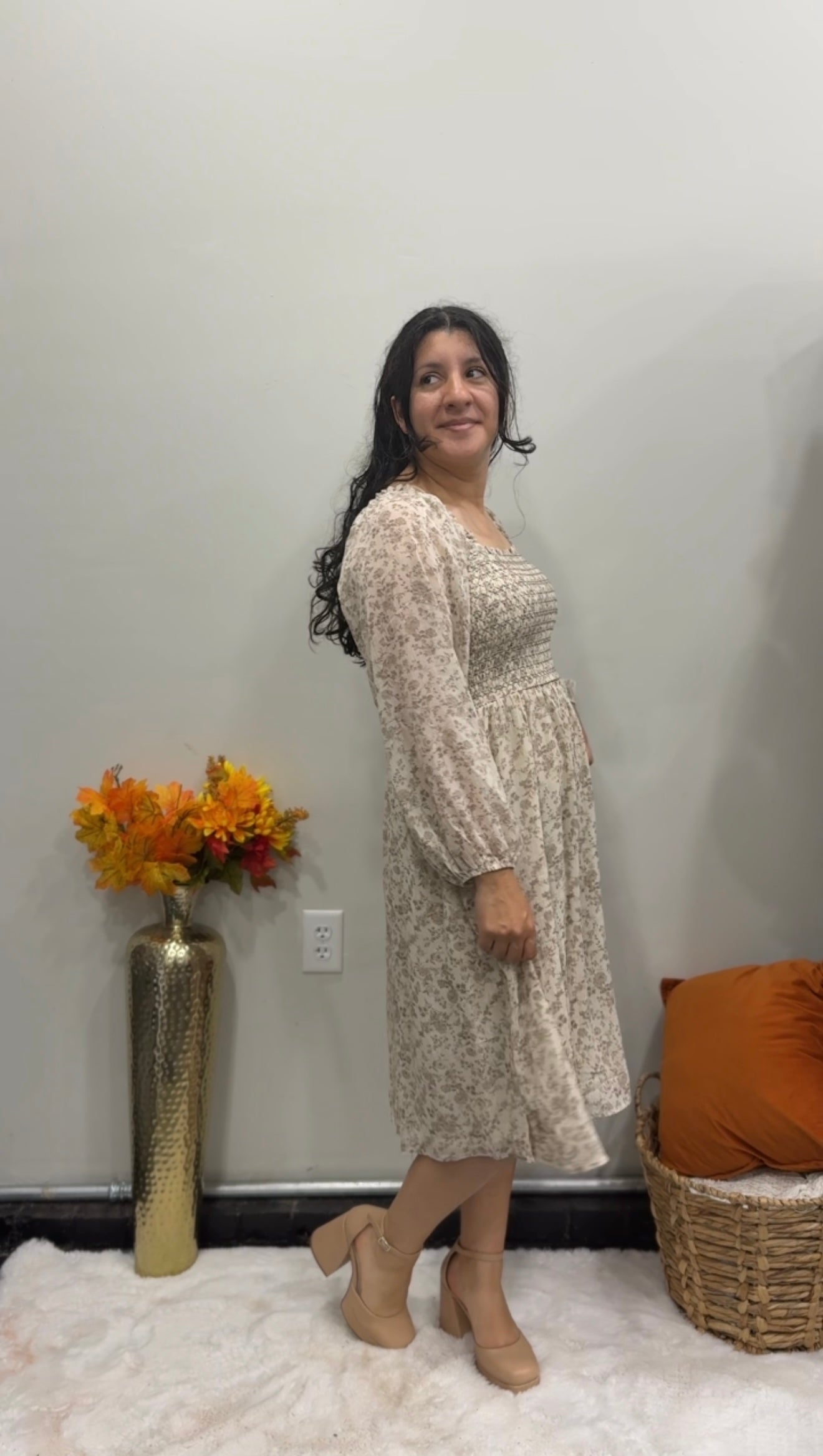 Autumn Blossom Dress