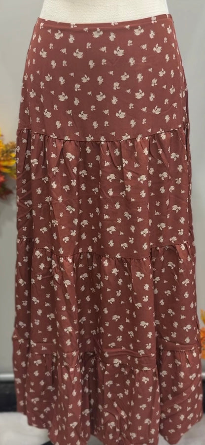 Fall Floral Bubble Skirt
