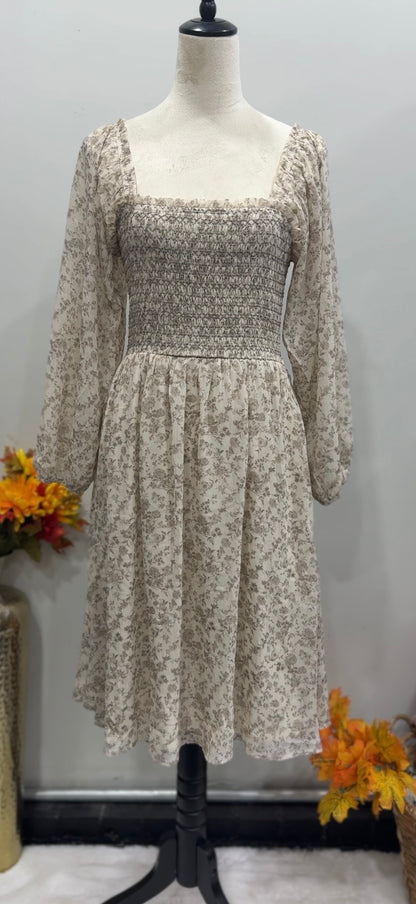 Autumn Blossom Dress
